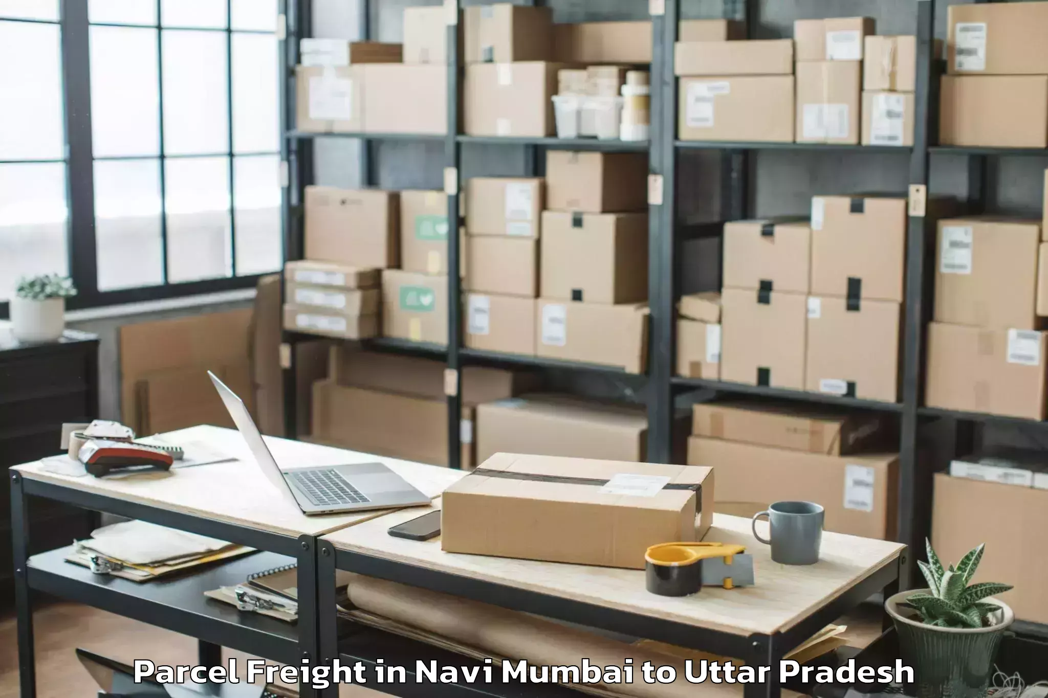 Top Navi Mumbai to Iftm University Moradabad Parcel Freight Available